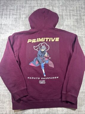 Primitive Naruto Shippuden Itachi uchiha  Hoodie sz L  Limited Edition 26.5X21.5